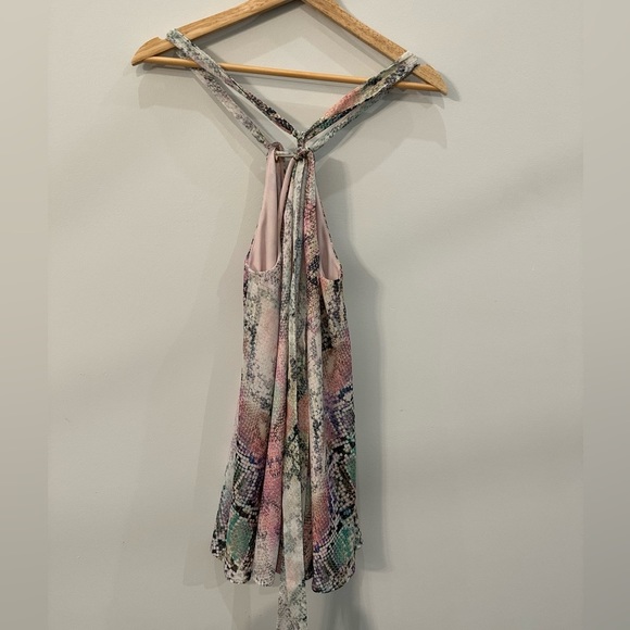 Show me your mumu pastel python mini dress size small - Picture 3 of 7